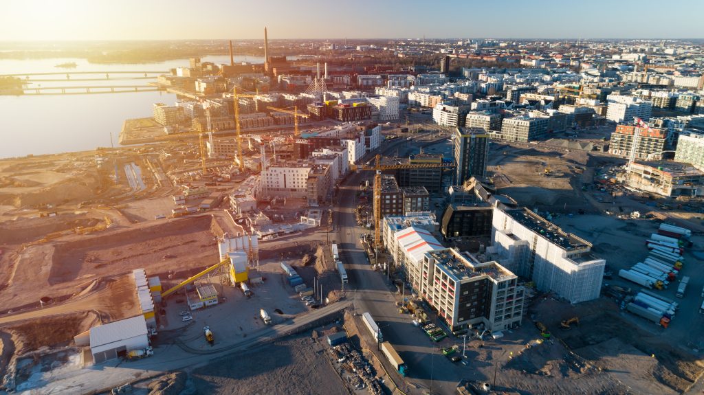 Using Ghrups to locate different zones in a large construction site